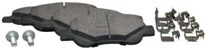 JP GROUP 4863602619 -  Комплект тормозных колодок, дисковый тормоз